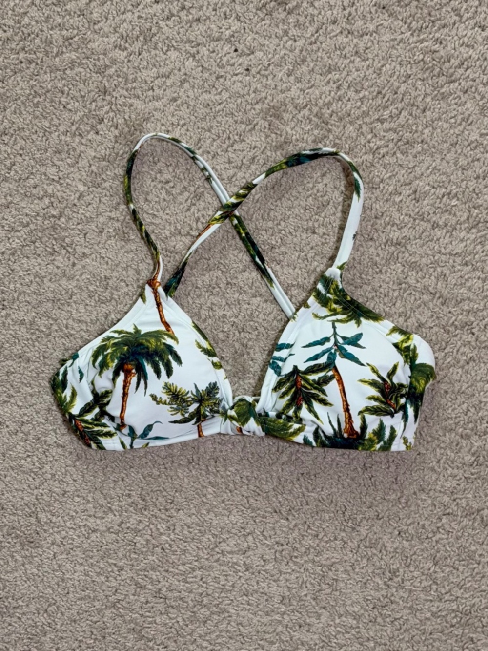 Palm Tree Bikini Top